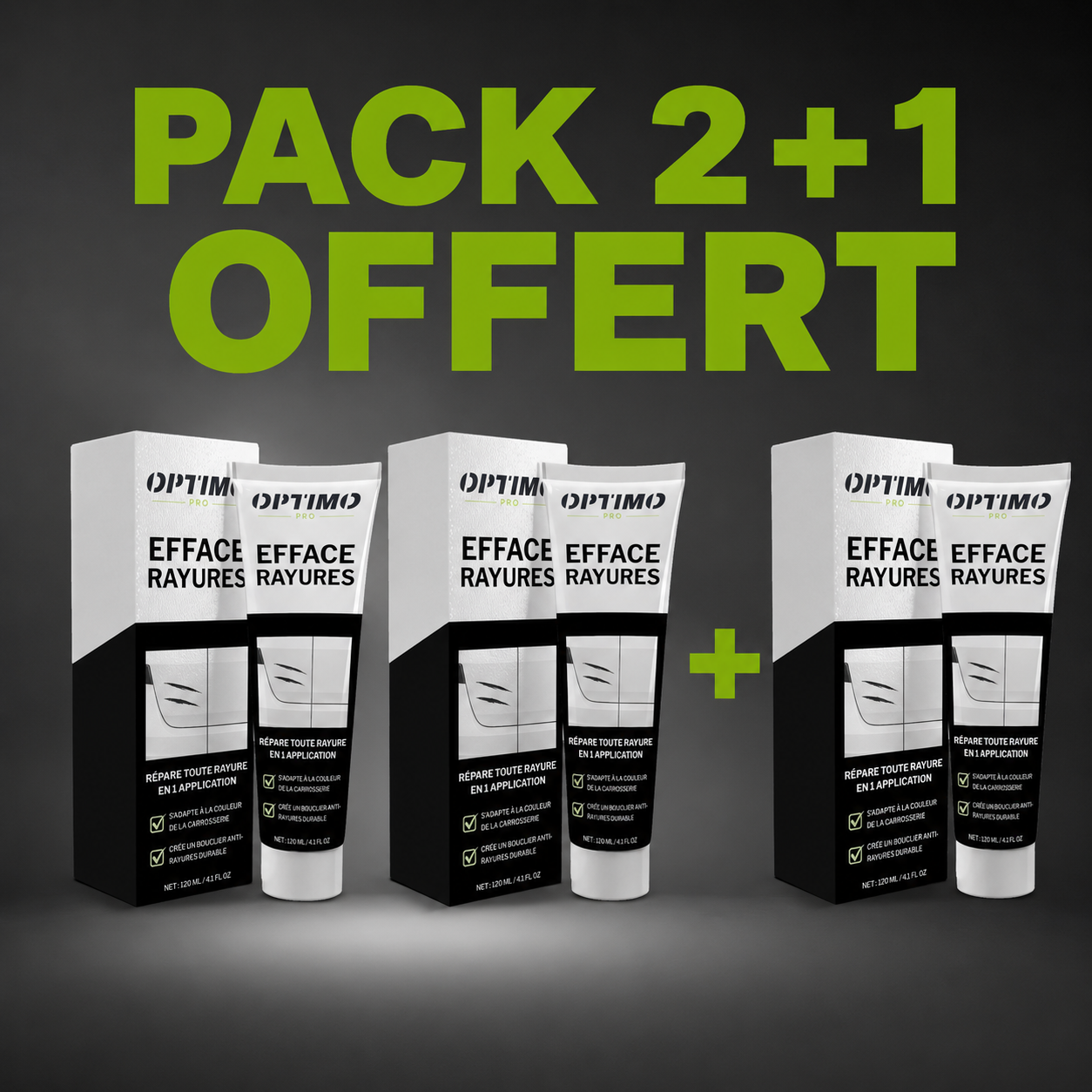 Pack 2x Optimo™ PRO Scratch Erasers + 1 FREE