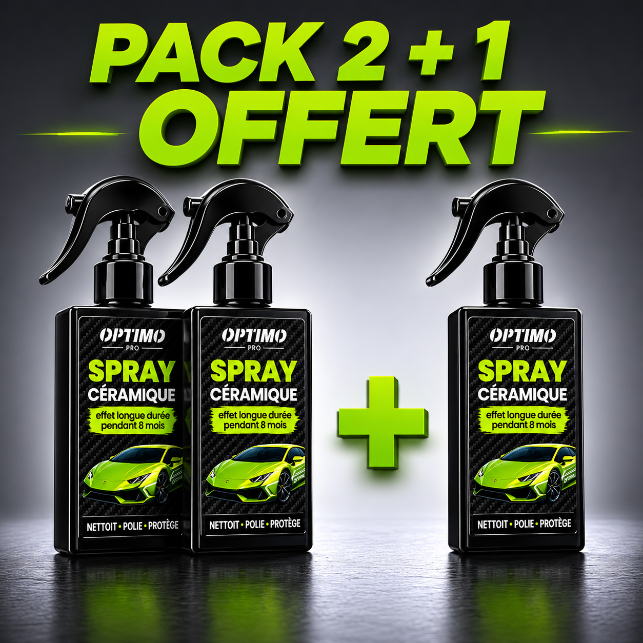 PACK 2 + 1 OFFERT - SPRAY CÉRAMIQUE