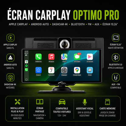 Écran CarPlay Optimo™ PRO