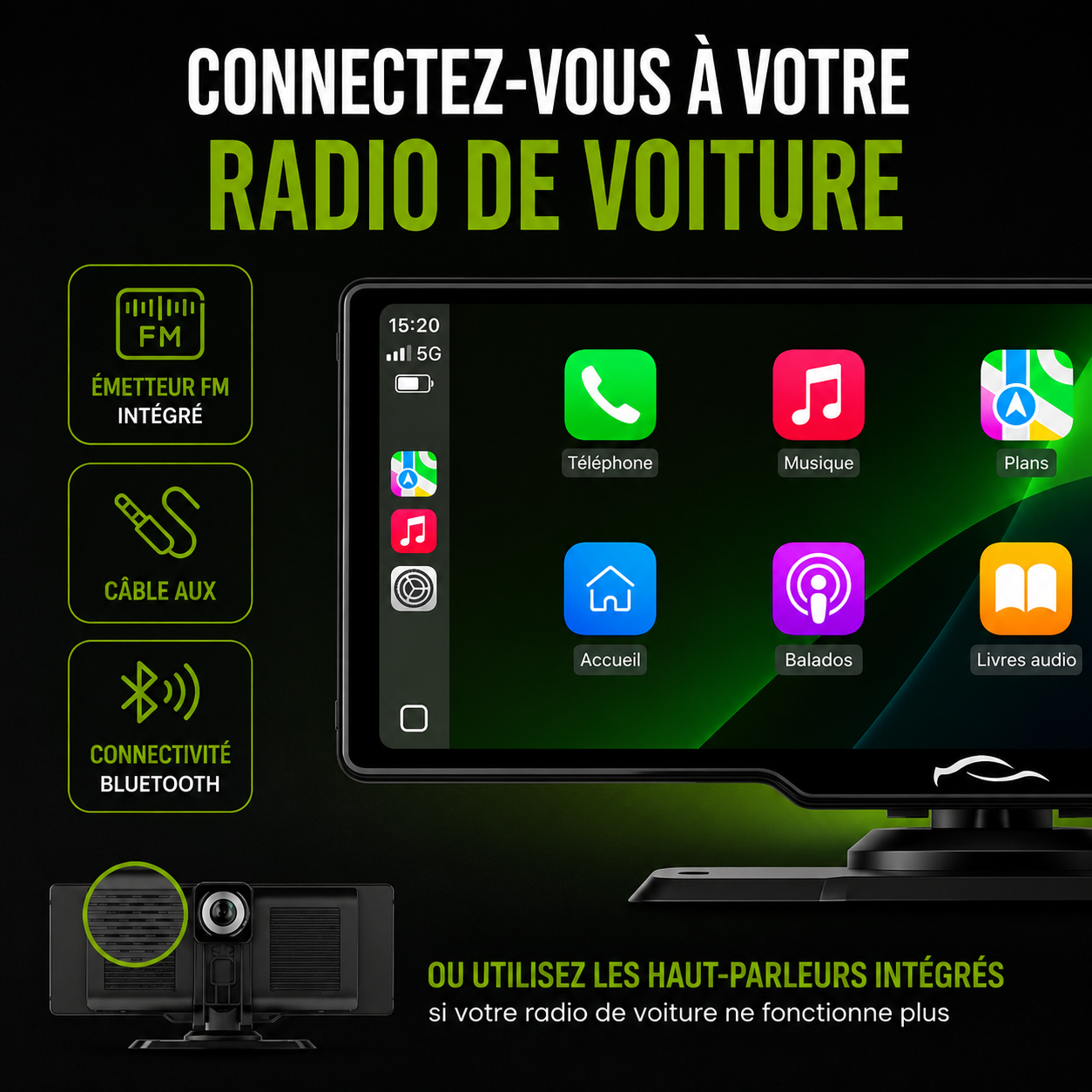 Écran CarPlay Optimo™ PRO