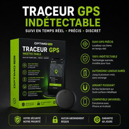 Traceur GPS Indétectable Optimo™ PRO