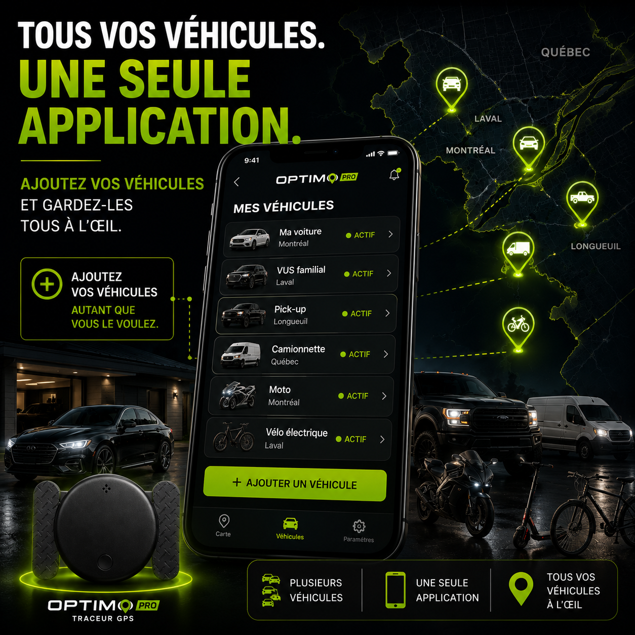 Traceur GPS Indétectable Optimo™ PRO