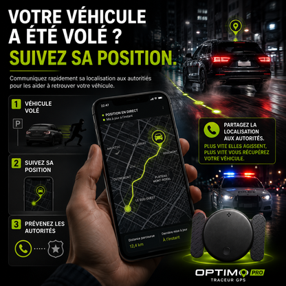 Traceur GPS Indétectable Optimo™ PRO