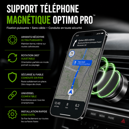 Support de Téléphone Magnétique Optimo™ PRO