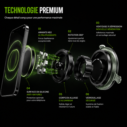 Support de Téléphone Magnétique Optimo™ PRO