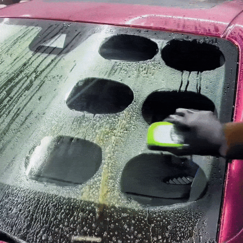 retrovision nettoyee instantanement avec optimo pro – elimine le film gras, les traces et repousse l eau pour une visibilite claire et immediate sans frotter