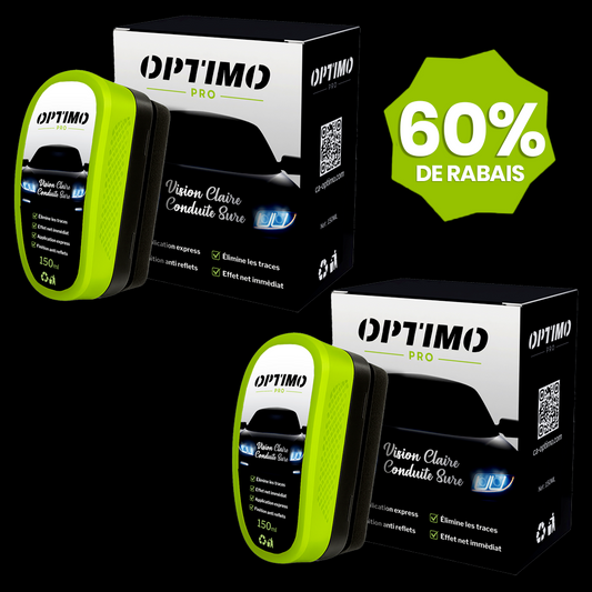 Pack x2 Éponges Hydrophobes pour Vitres Optimo™ PRO